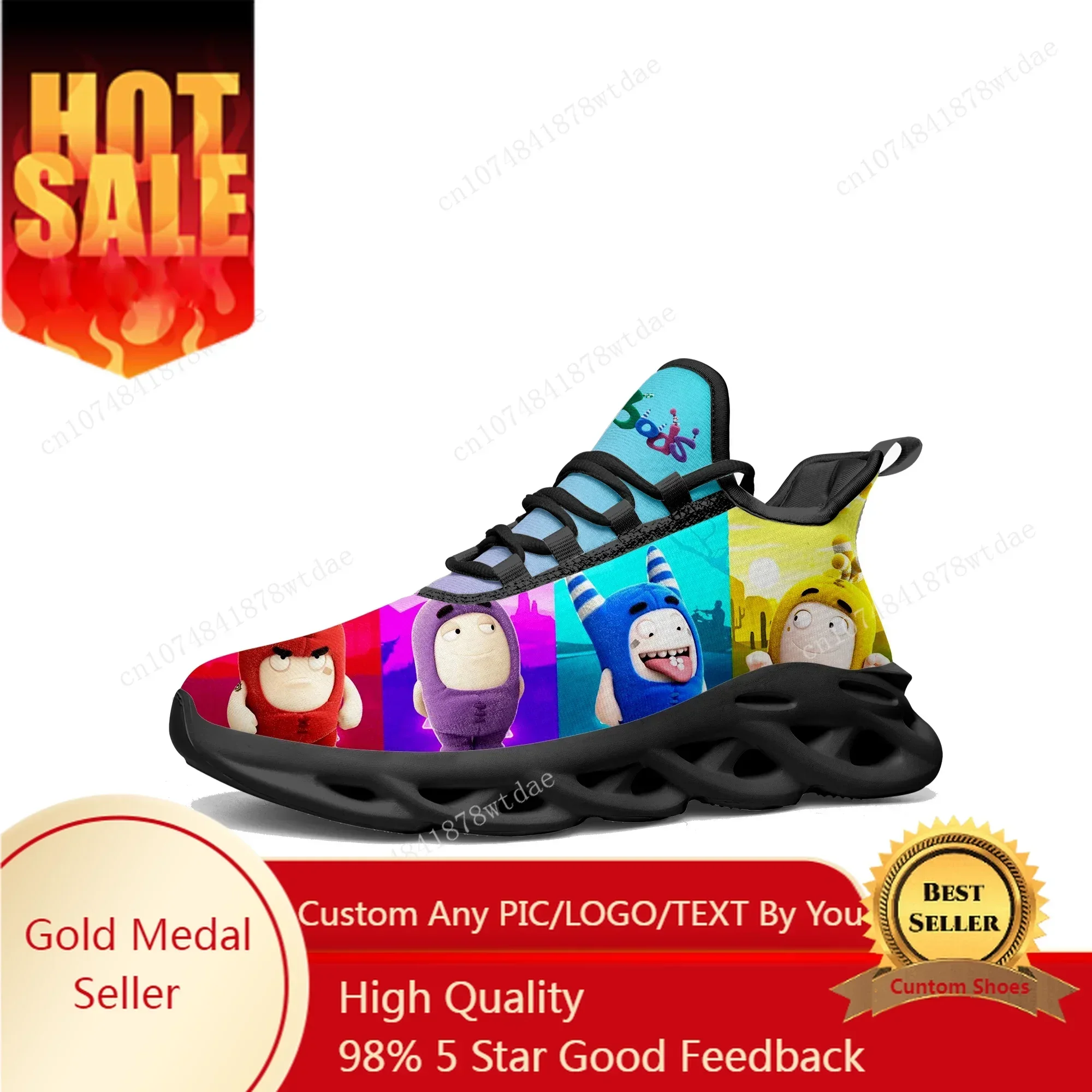 Women Shoes Singapore - Oddbods Flats Sneakers Heren Dames Sportschoenen