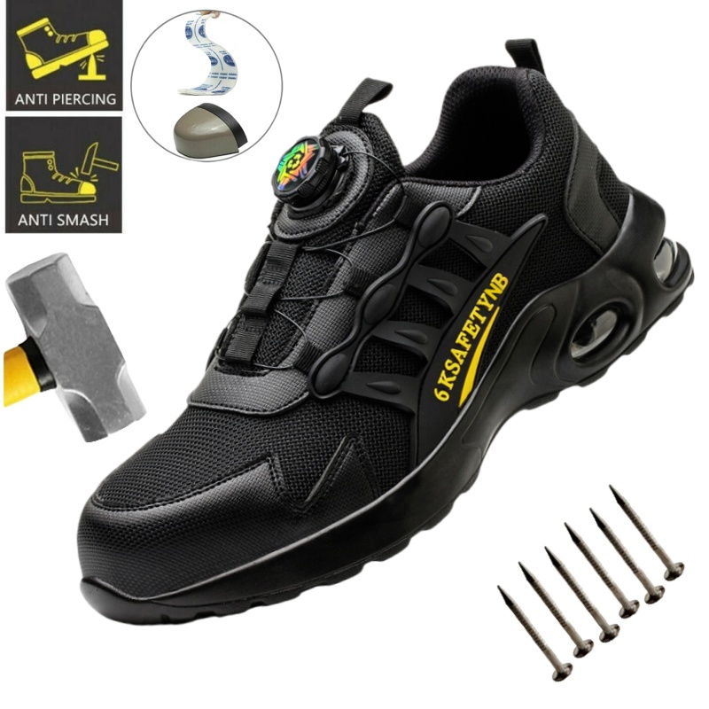 Women'S Shoes For Tennis - Veiligheidsschoenen met draaibare knop, veiligheidsschoenen met