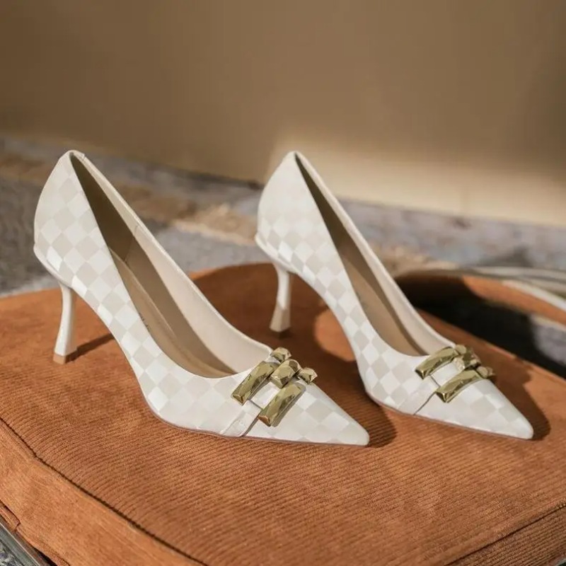 Women Shoes Quick Delivery - Kantoor met middelhoge hakken Zwarte schoenen
