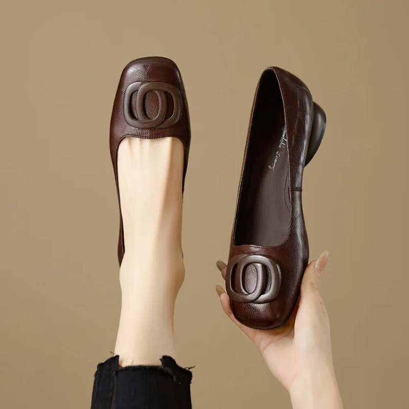 Women'S Shoes In Fashion - Franse stijl damesschoenen Pumps Leren schoenen