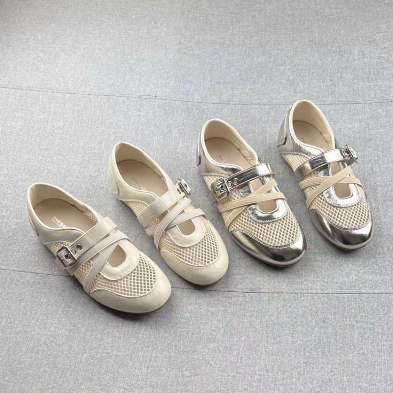 Women'S Shoes Toms - Nieuwe gevlochten holle sneakers met gesp,