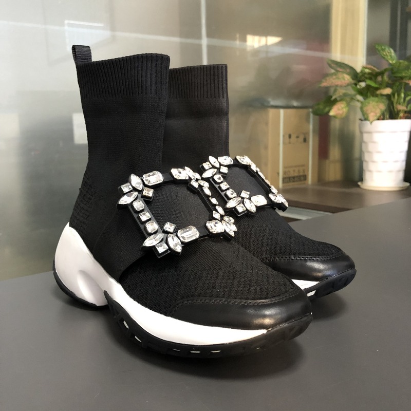 Sock Boot Women - Modeontwerper Damesschoenen Luxe strass chunky sneakers