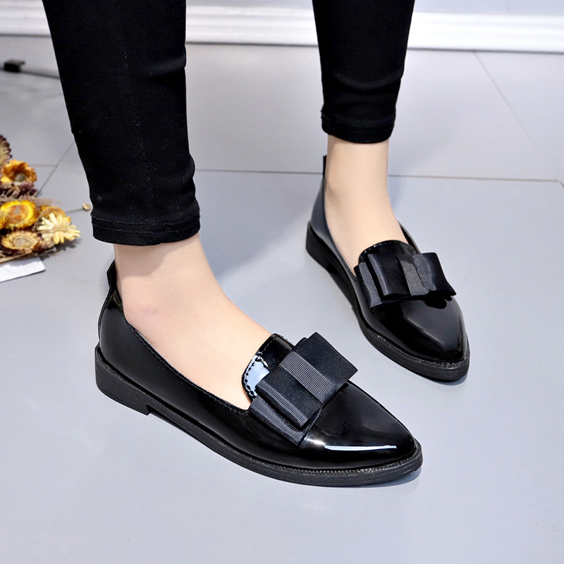 Zwart/wijnrood lakleer instapp - Women Shoes Formal recensie en prijs