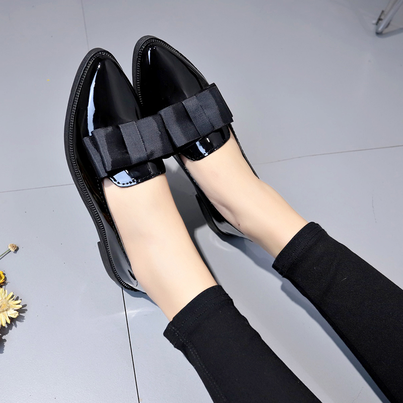 Zwart/wijnrood lakleer instapp - Women Shoes Formal recensie en prijs