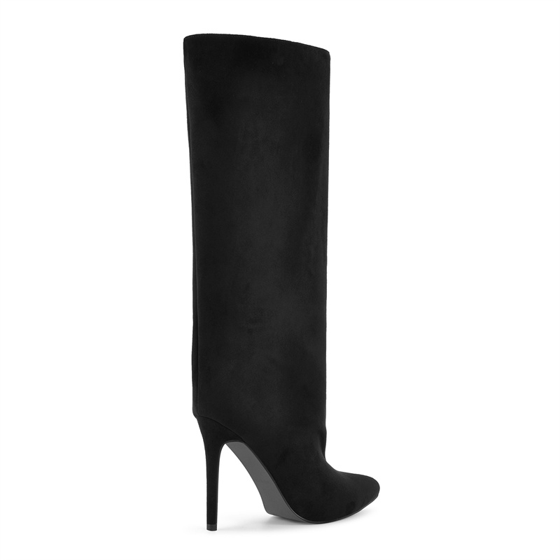Onlymaker zwarte faux suède kn - Women'S Shoes Extra Wide recensie en prijs