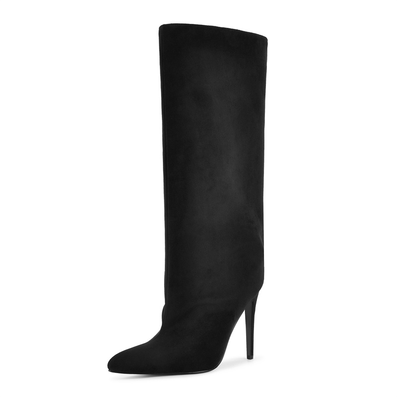 Onlymaker zwarte faux suède kn - Women'S Shoes Extra Wide recensie en prijs