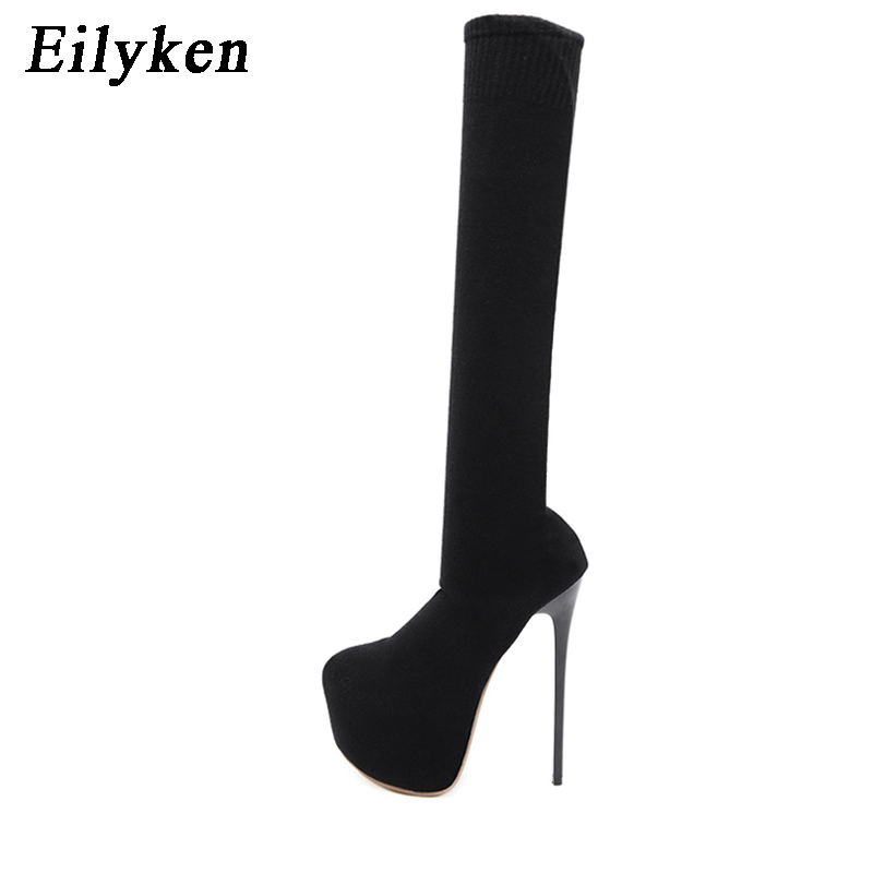 Eilyken 17CM Platform Hakken V - Sock Boot Women recensie en prijs