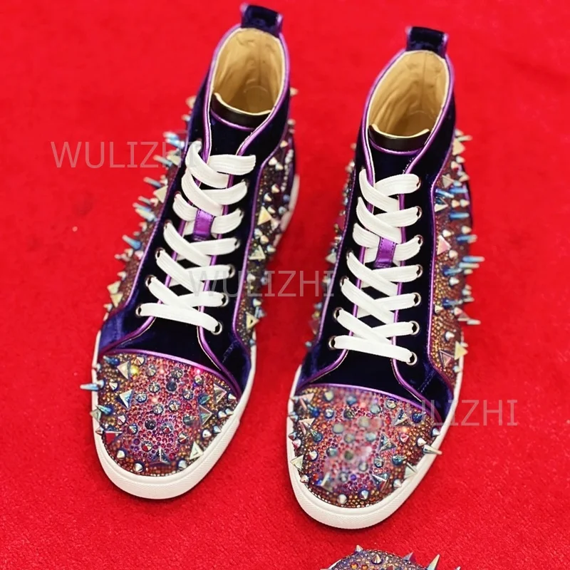 Donkerpaarse kristallen rivet  - Women'S Shoes For Tennis recensie en prijs
