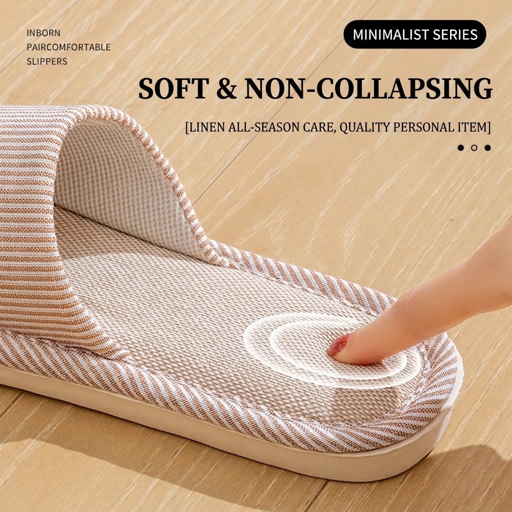 Ademende linnen pantoffels voo - Women Shoes Size To Men recensie en prijs