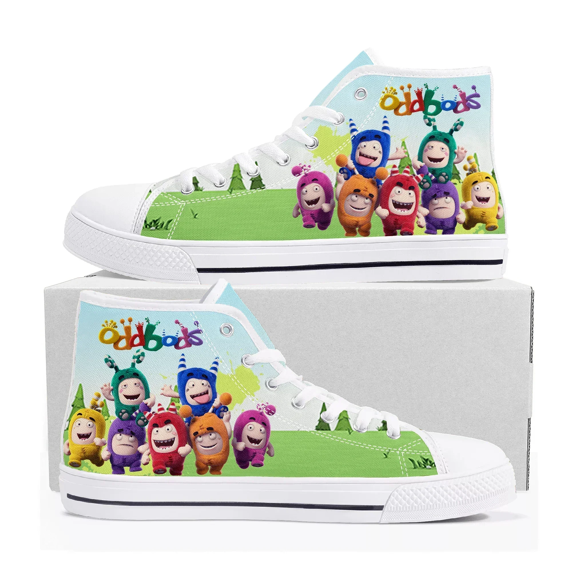 Oddbods High Top Sneakers Here - Women Shoes Singapore recensie en prijs